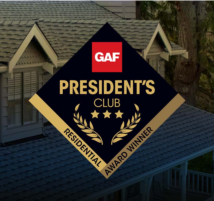 Presidents club award GAF