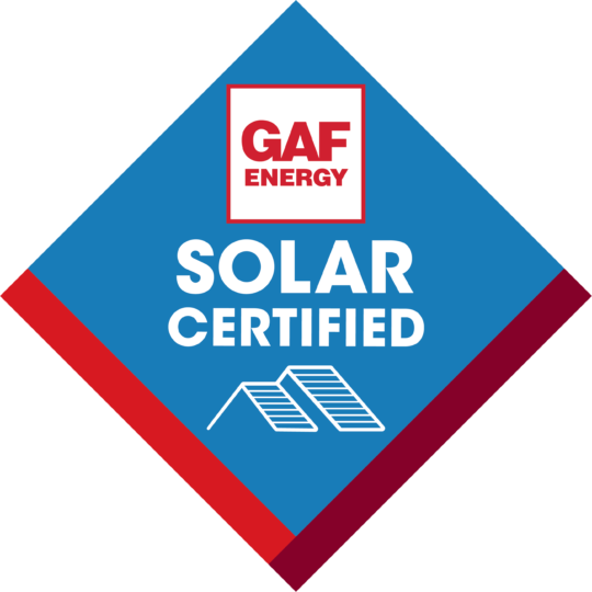 Certified Solar Roofing Installer Badge