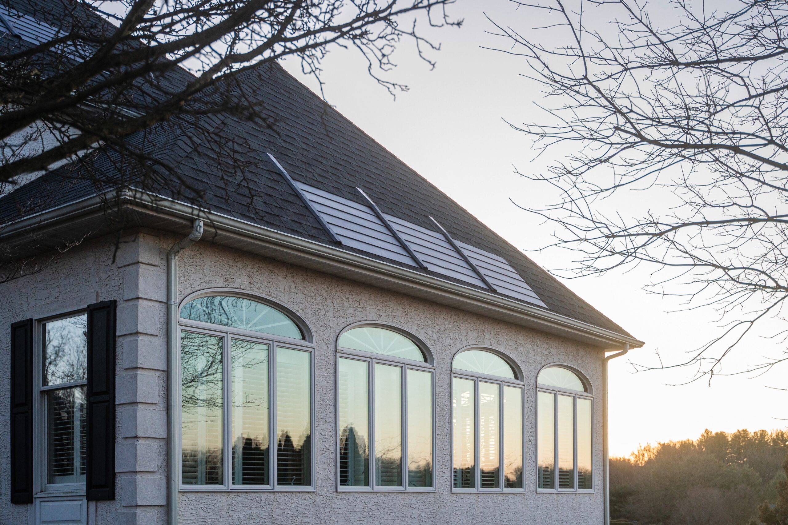 GAF Timberline Solar System Installed on a House in the Atlanta Suburbs