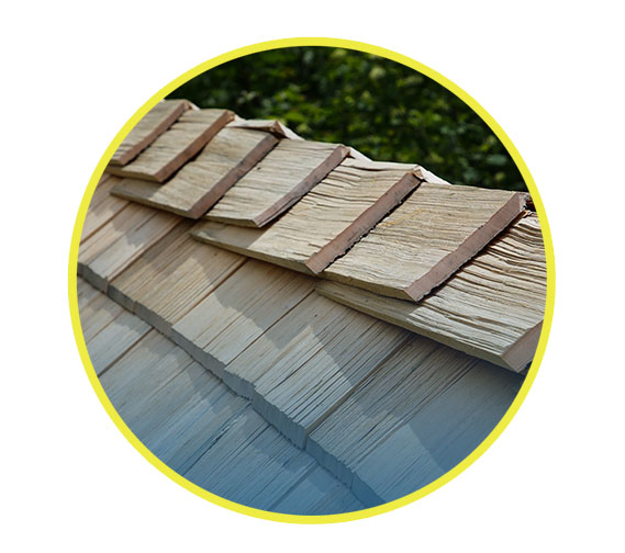 material wood roofing